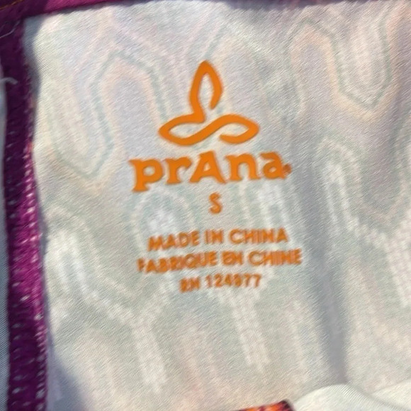 Women’s prAna Makenna Board Short. Size Small. EUC. Purple and orange. - Picture 5 of 10